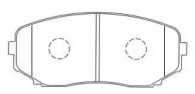 Комплект тормозных колодок AISIN E1N053